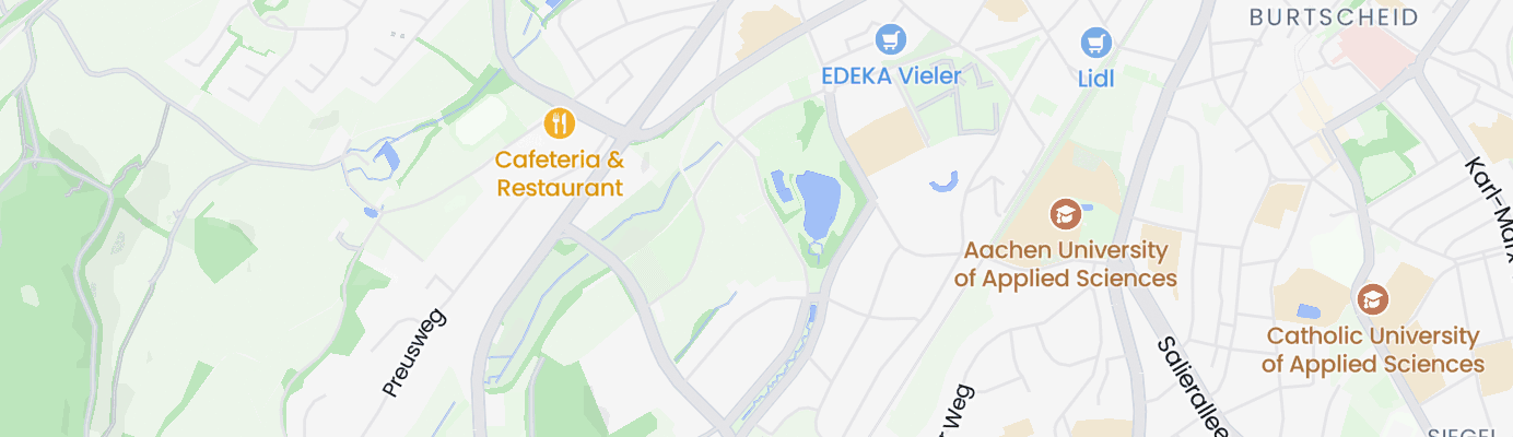 Karte mit dem ungefähren Standort