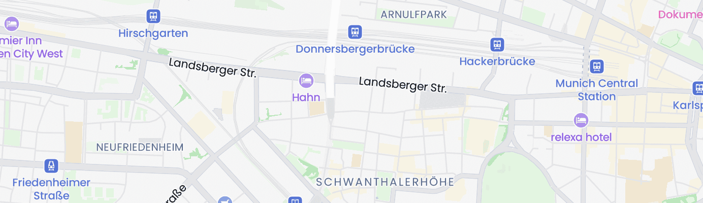 Karte mit dem ungefähren Standort