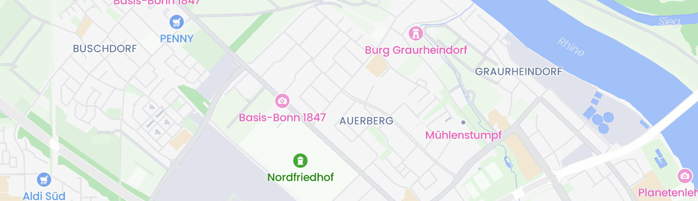Karte mit dem ungefähren Standort