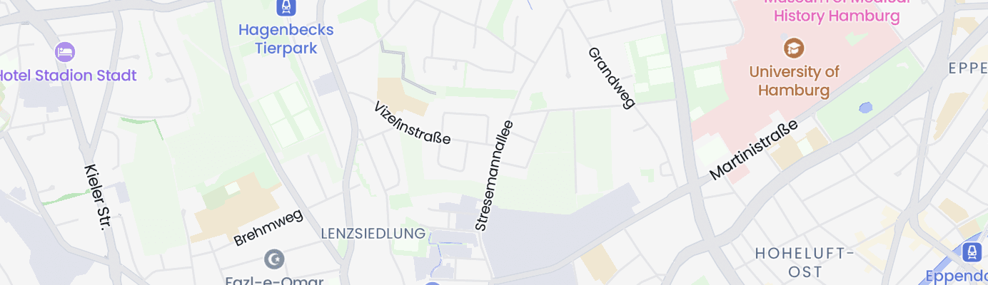 Karte mit dem ungefähren Standort