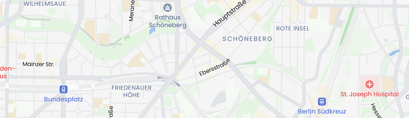 Karte mit dem ungefähren Standort