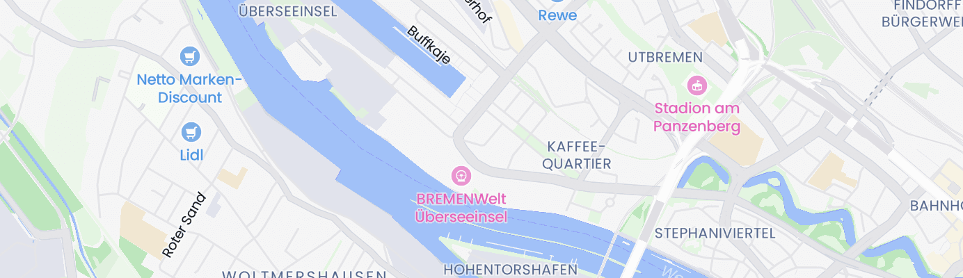 Map showing the approximate location