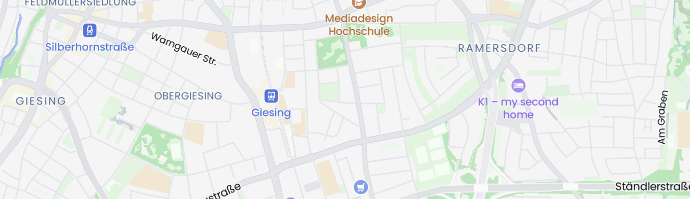 Karte mit dem ungefähren Standort