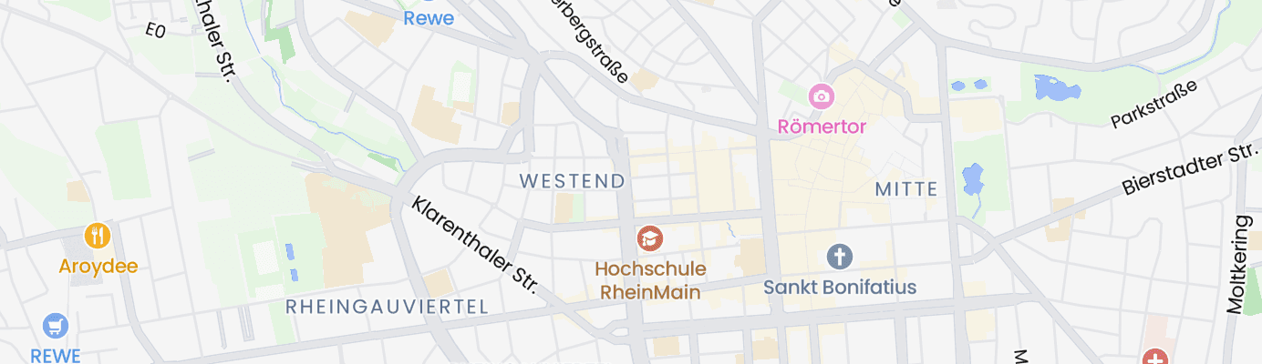 Karte mit dem ungefähren Standort