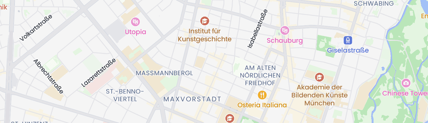 Karte mit dem ungefähren Standort