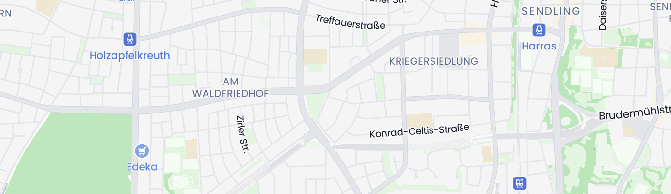 Karte mit dem ungefähren Standort