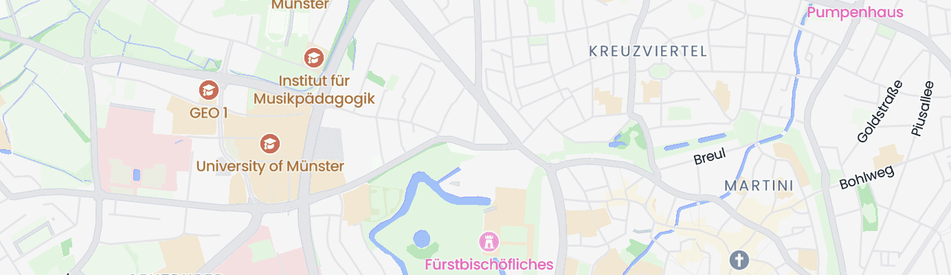 Karte mit dem ungefähren Standort