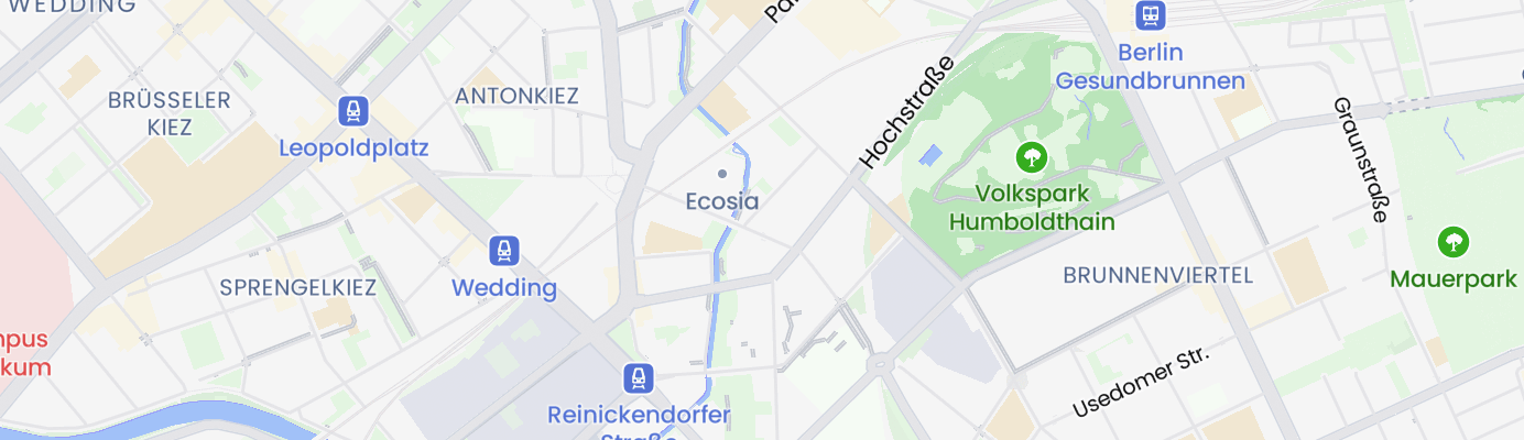 Karte mit dem ungefähren Standort