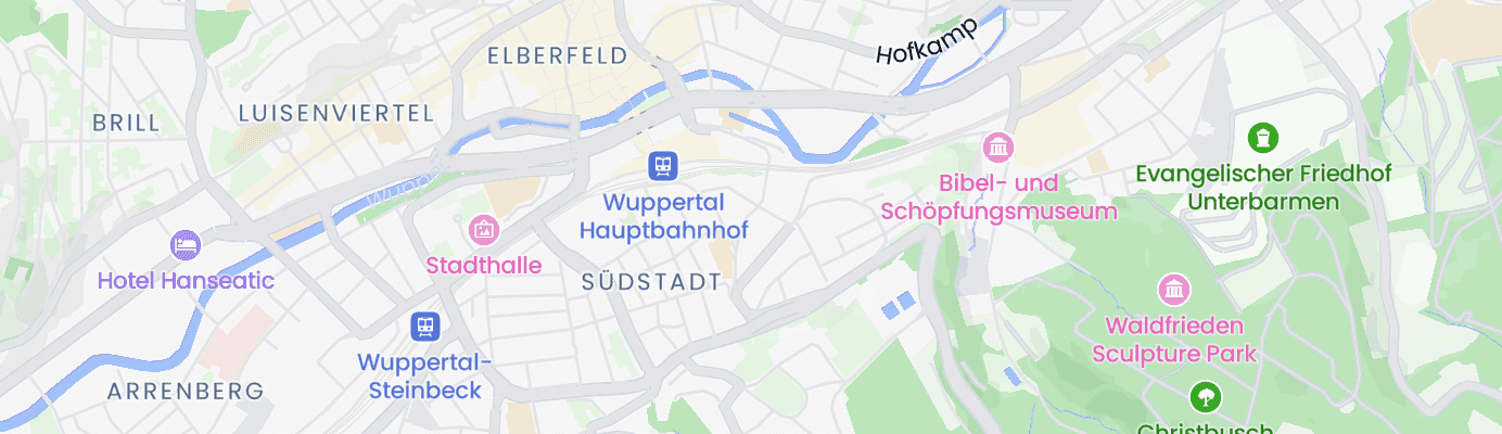 Karte mit dem ungefähren Standort