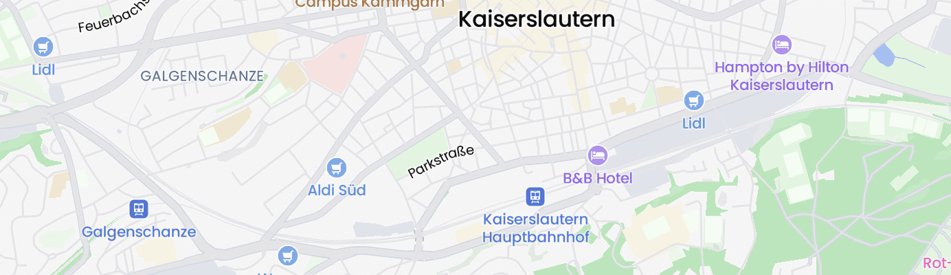 Karte mit dem ungefähren Standort