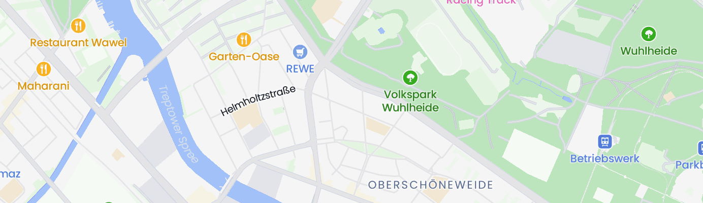 Karte mit dem ungefähren Standort