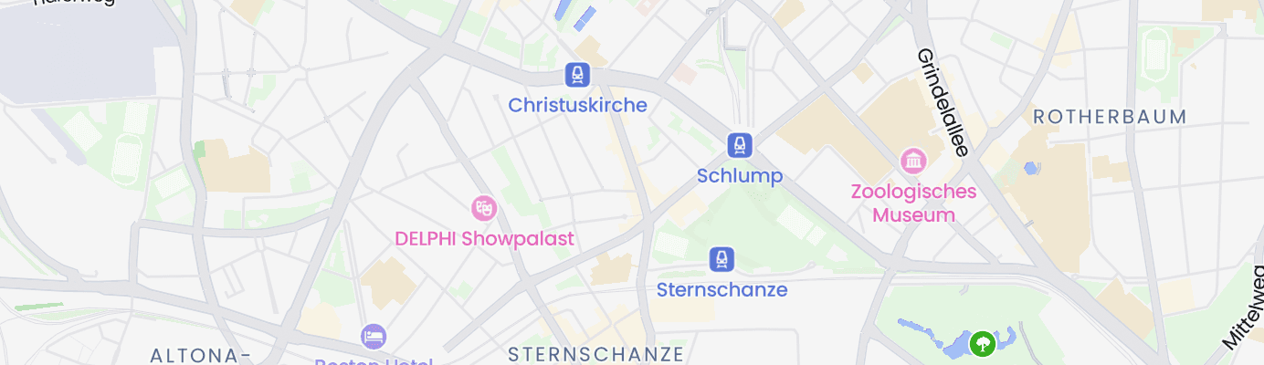 Karte mit dem ungefähren Standort