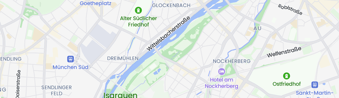 Karte mit dem ungefähren Standort