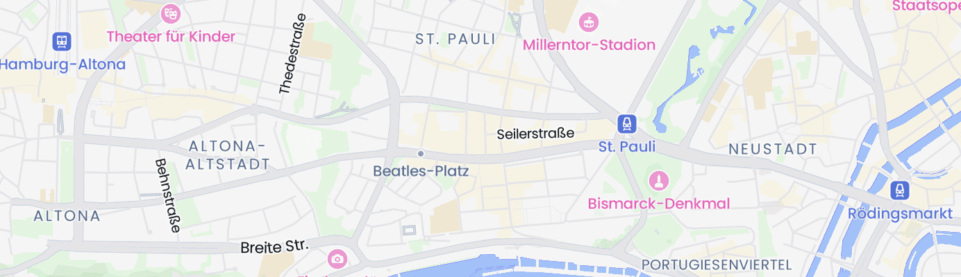 Karte mit dem ungefähren Standort
