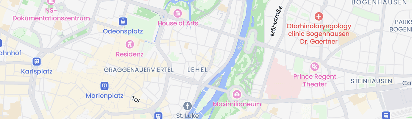 Karte mit dem ungefähren Standort