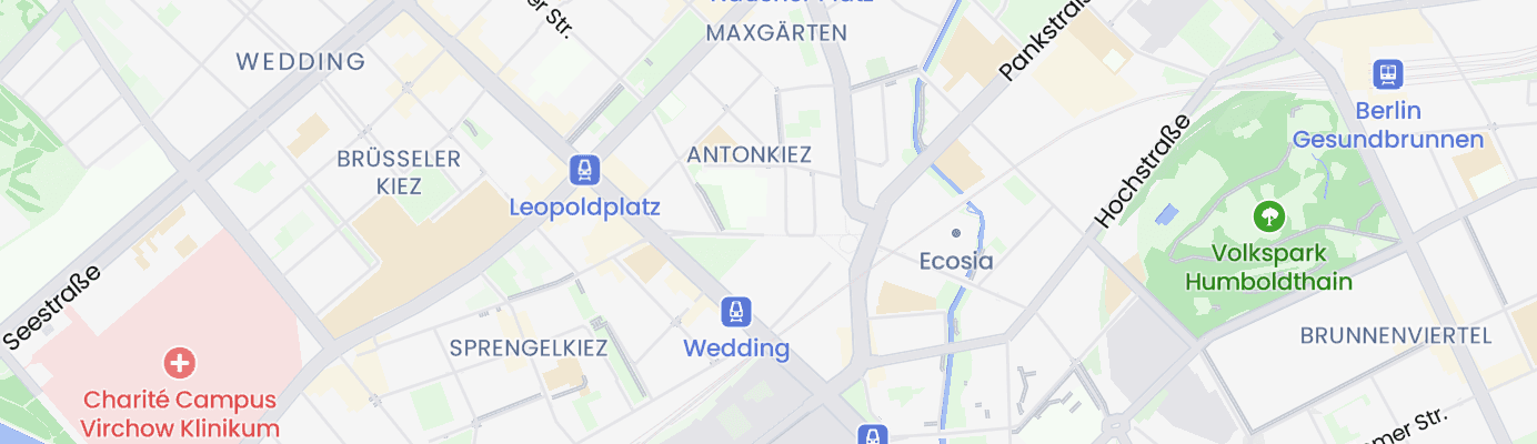 Karte mit dem ungefähren Standort