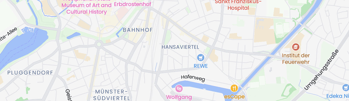 Karte mit dem ungefähren Standort