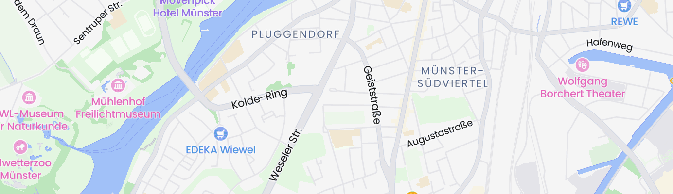 Karte mit dem ungefähren Standort