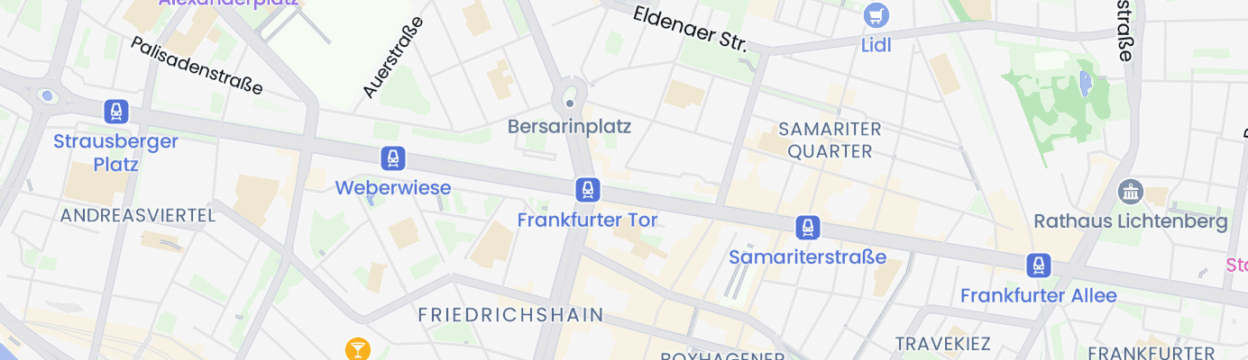 Karte mit dem ungefähren Standort
