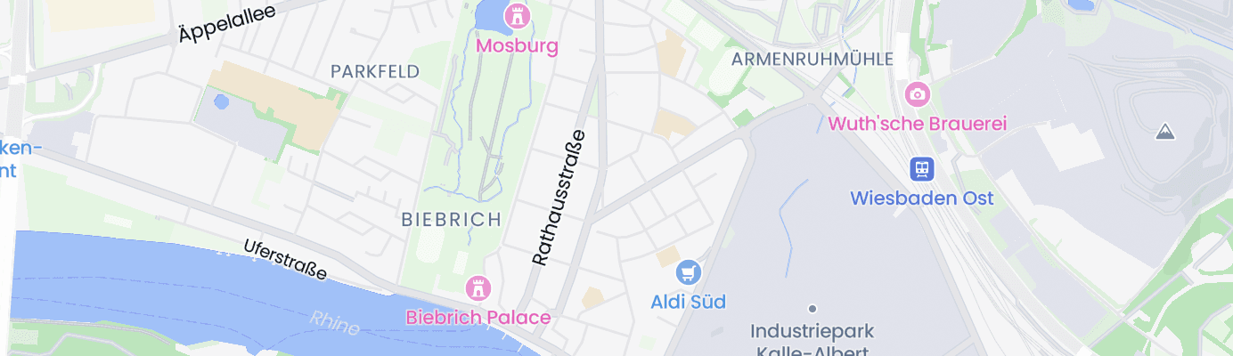 Karte mit dem ungefähren Standort
