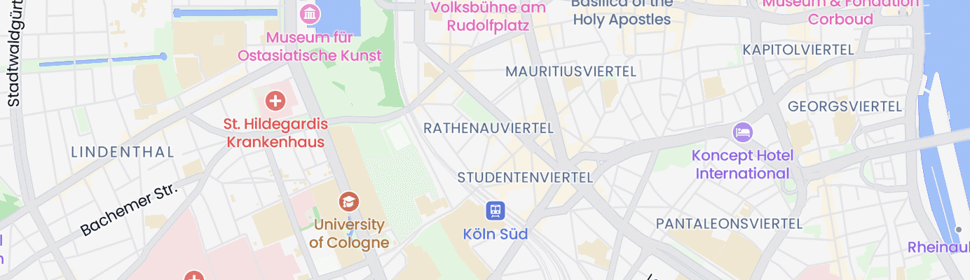 Karte mit dem ungefähren Standort