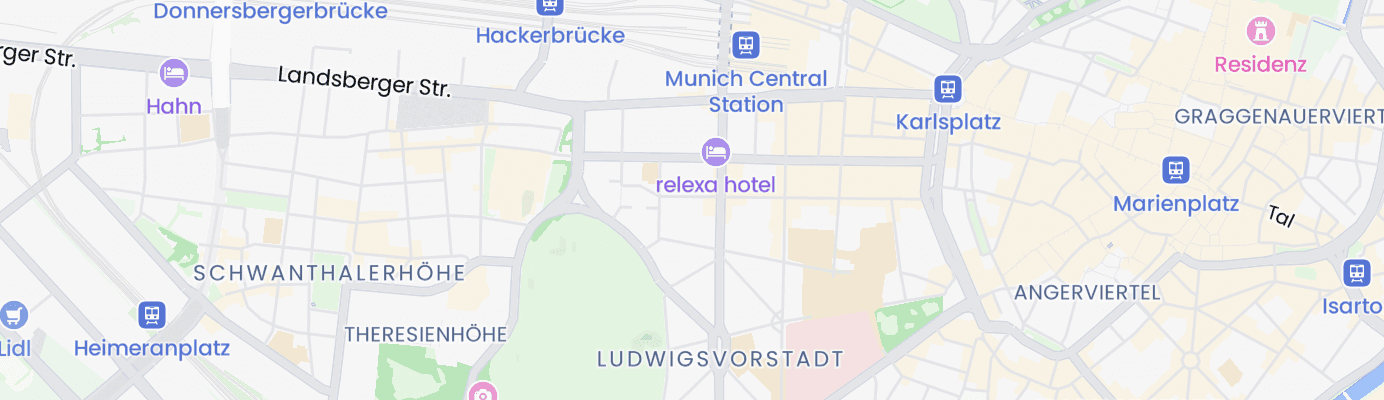 Karte mit dem ungefähren Standort