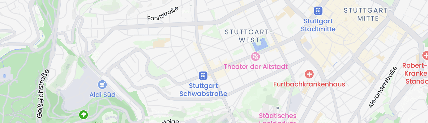 Karte mit dem ungefähren Standort