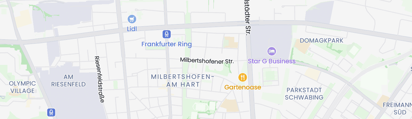 Karte mit dem ungefähren Standort