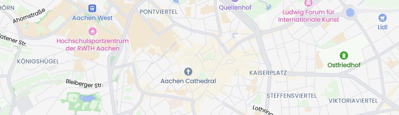 Map showing the approximate location