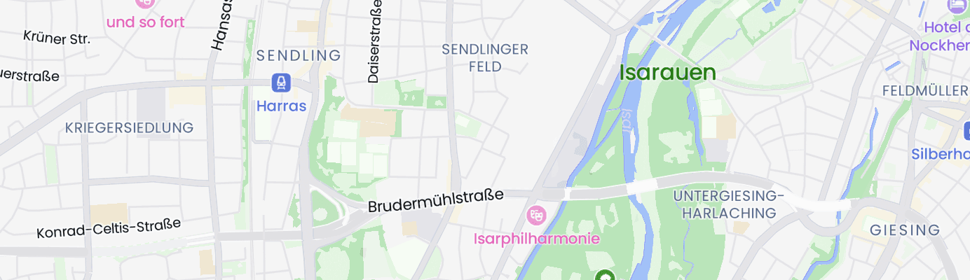 Karte mit dem ungefähren Standort
