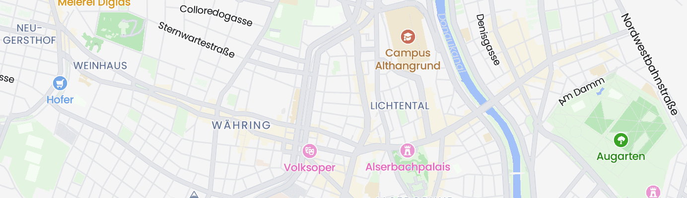 Karte mit dem ungefähren Standort