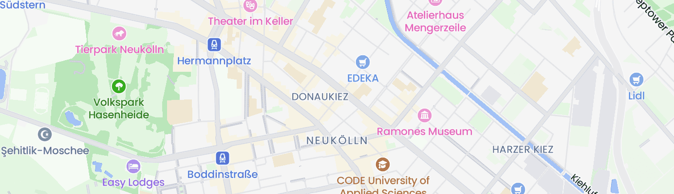 Karte mit dem ungefähren Standort