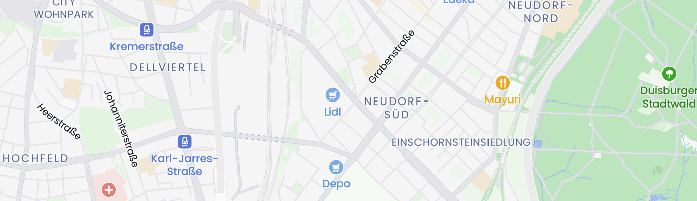 Karte mit dem ungefähren Standort