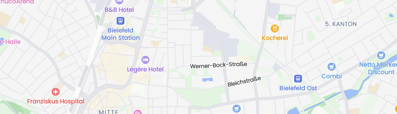 Karte mit dem ungefähren Standort