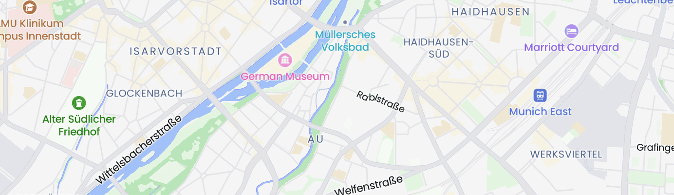 Karte mit dem ungefähren Standort