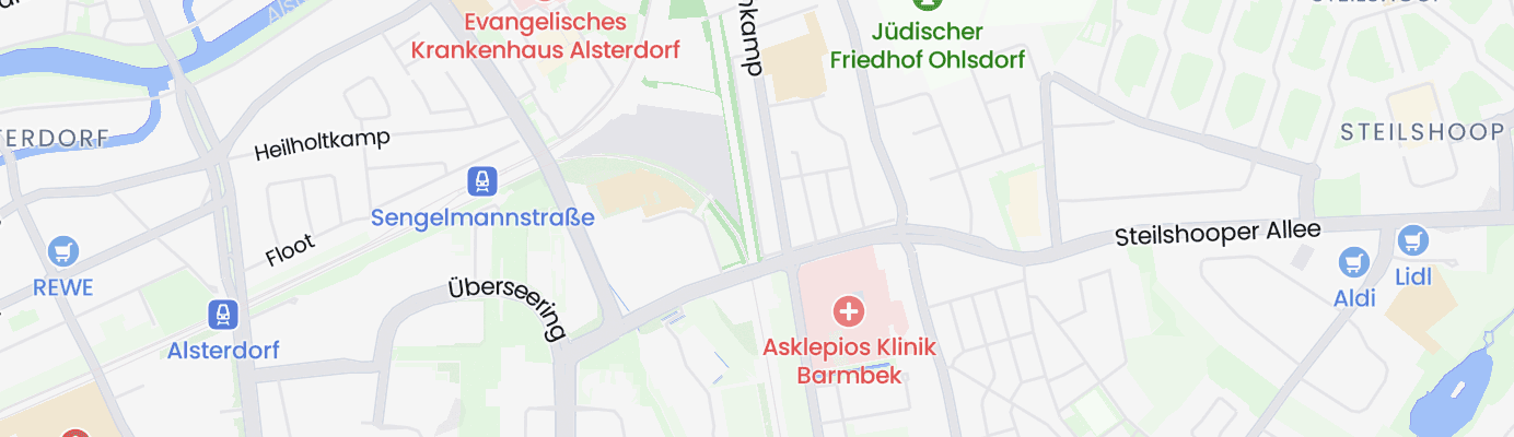 Karte mit dem ungefähren Standort