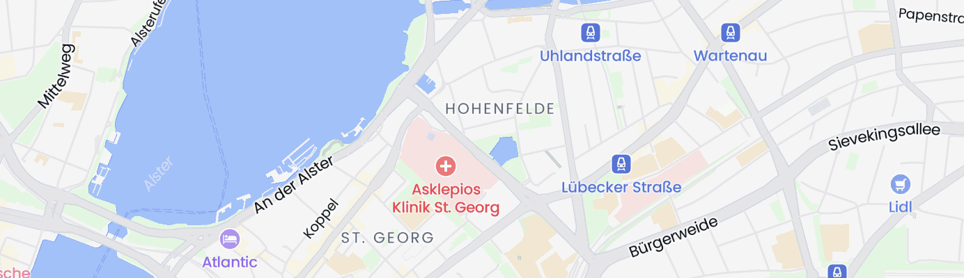 Karte mit dem ungefähren Standort