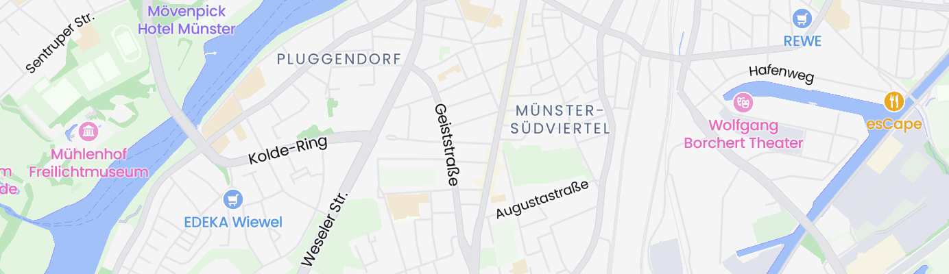 Karte mit dem ungefähren Standort