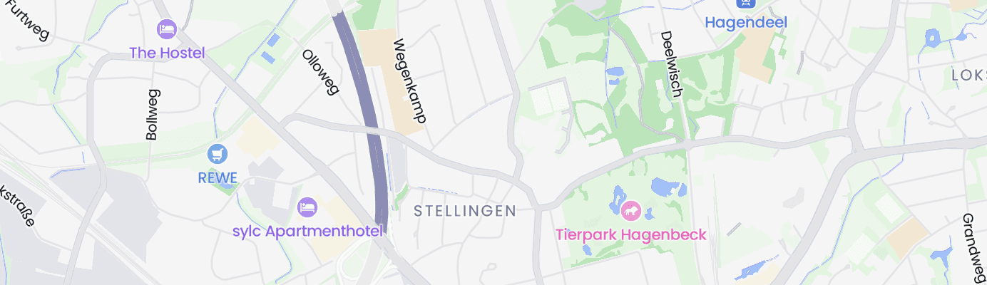 Karte mit dem ungefähren Standort