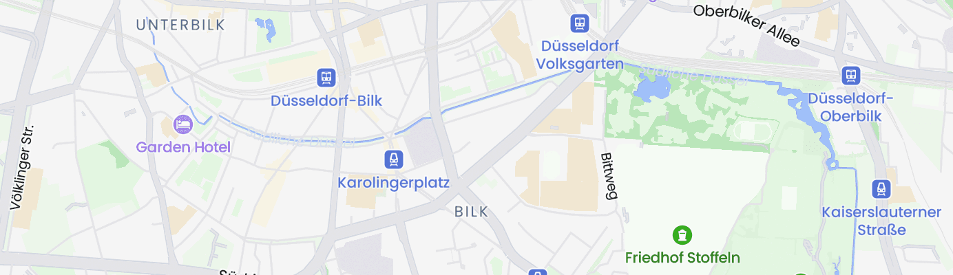 Karte mit dem ungefähren Standort