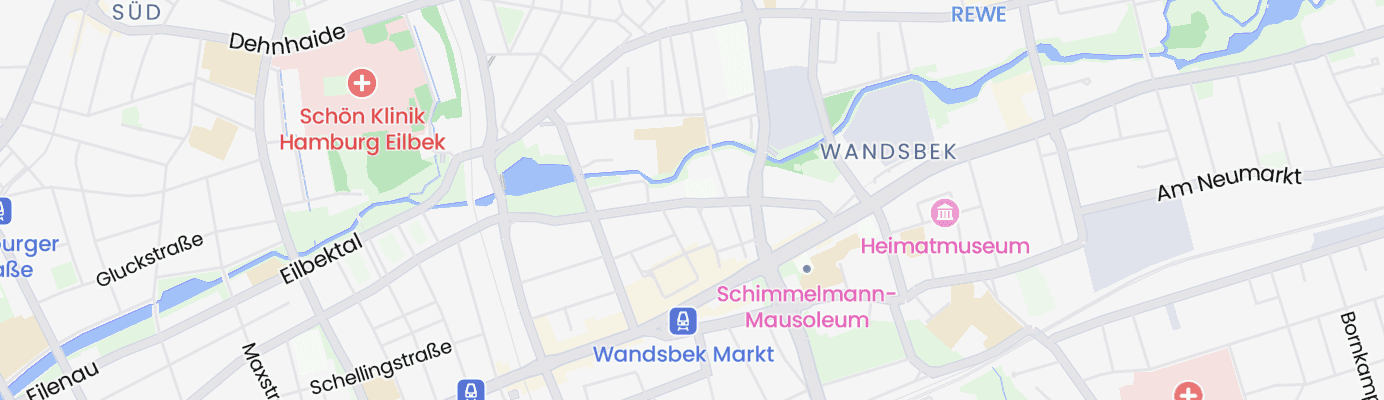 Karte mit dem ungefähren Standort