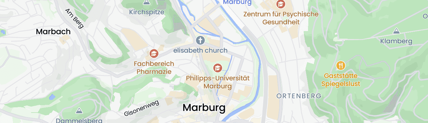 Map showing the approximate location