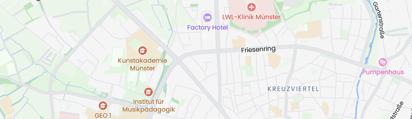 Karte mit dem ungefähren Standort