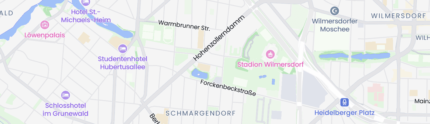 Karte mit dem ungefähren Standort