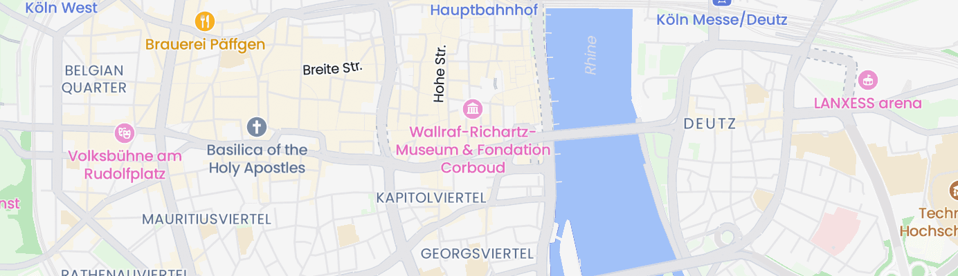 Karte mit dem ungefähren Standort