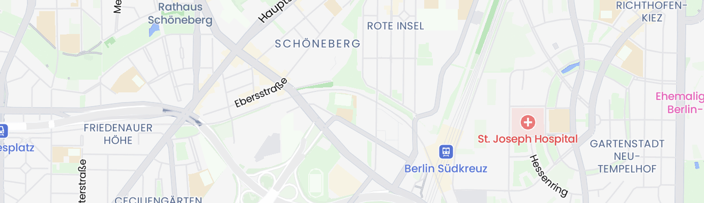 Karte mit dem ungefähren Standort