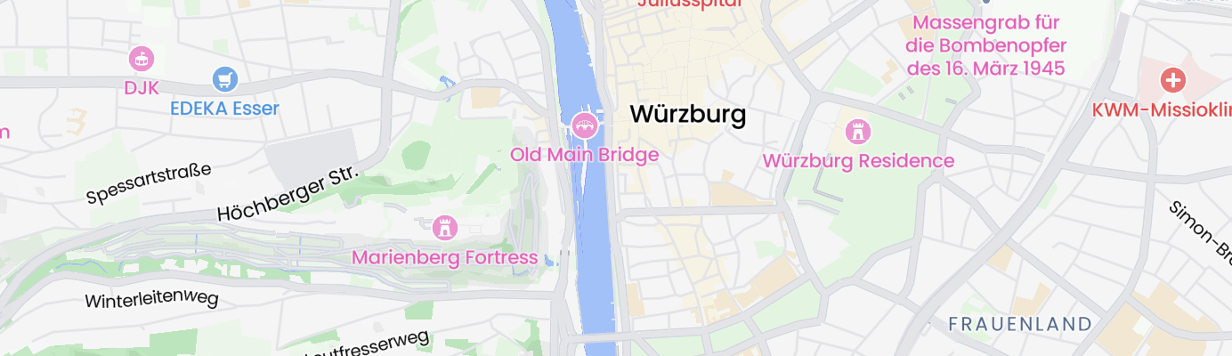 Karte mit dem ungefähren Standort