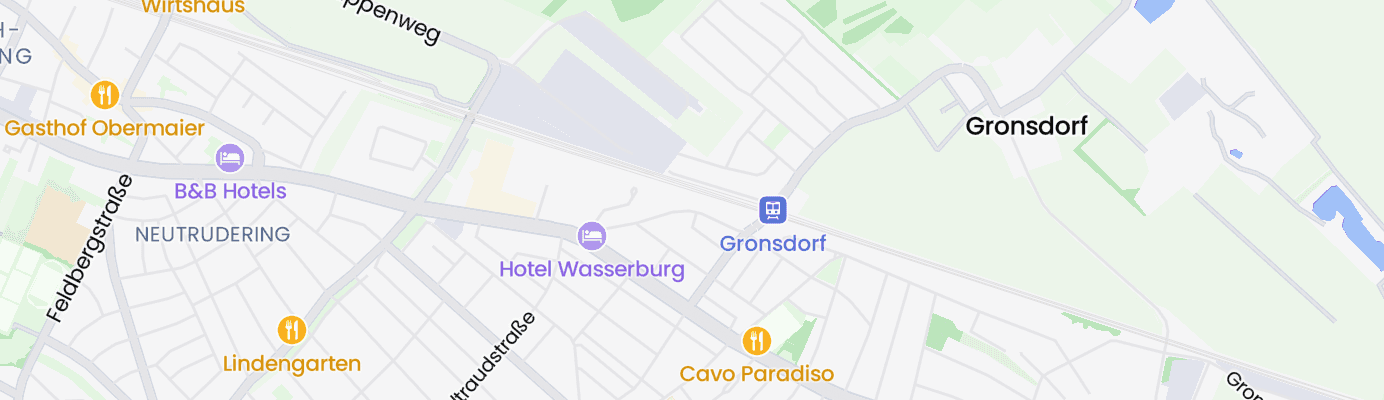 Karte mit dem ungefähren Standort