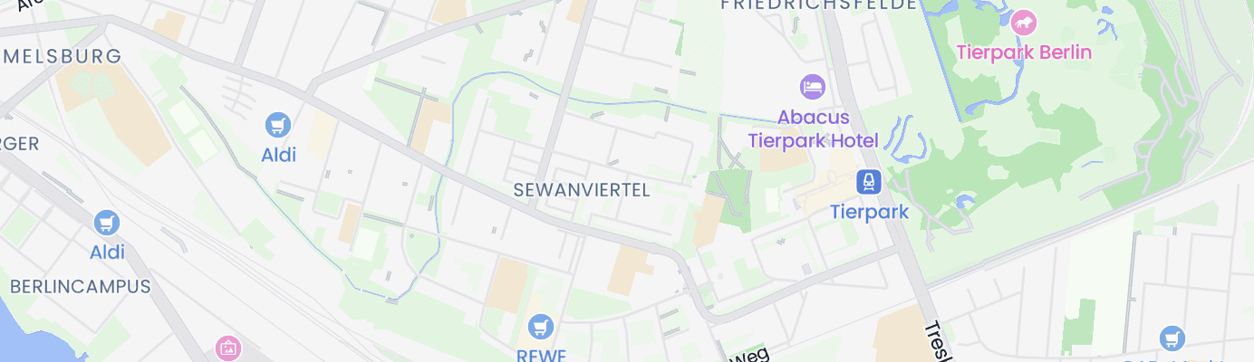 Karte mit dem ungefähren Standort