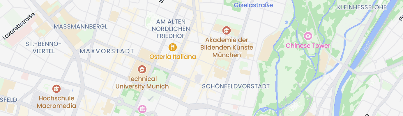 Karte mit dem ungefähren Standort